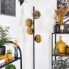 Koyoto Stehleuchte Glas 15 cm Gold, Klar, 4-flammig