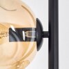 Ripoll Stehleuchte Glas 15 cm Bernsteinfarben, Klar, 6-flammig