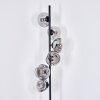 Ripoll Stehleuchte Glas 15 cm Klar, Rauchfarben, 6-flammig