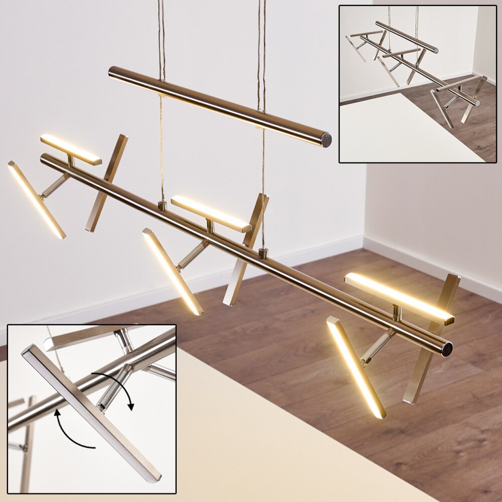 Windsor Pendelleuchte LED Chrom, Nickel-Matt, 9-flammig main product photo