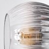 Koyoto Stehleuchte Glas 15 cm Klar, Rauchfarben, 6-flammig
