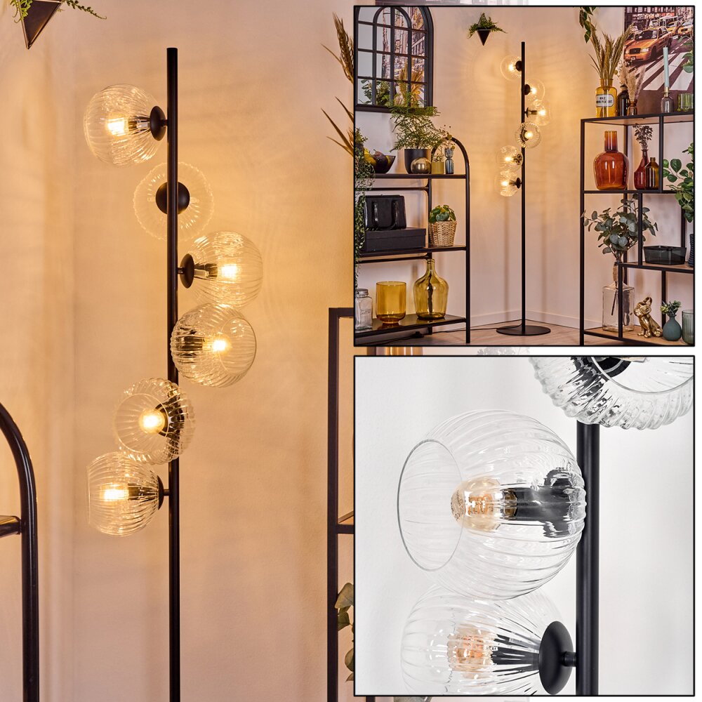 Ripoll Stehleuchte Glas 15 cm Klar, 6-flammig main product photo