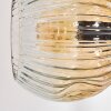 Ripoll Stehleuchte Glas 15 cm Bernsteinfarben, Klar, 6-flammig