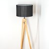 Soungou Stehleuchte 38 cm Naturfarben, Schwarz, 1-flammig