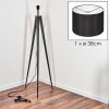 Soungou Stehleuchte 38 cm Schwarz, 1-flammig