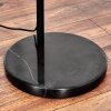 Koyoto Stehleuchte Glas 30 cm Schwarz, 1-flammig