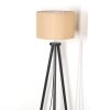 Soungou Stehleuchte 38 cm Chrom, Schwarz, 1-flammig