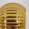 Koyoto Wandleuchte Glas 15 cm Gold, Schwarz, 3-flammig