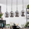 Apedo Hängeleuchte Glas 20 cm Rauchfarben, 4-flammig