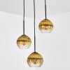 Koyoto Hängeleuchte Glas 15 cm Gold, Klar, 3-flammig