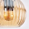Koyoto Hängeleuchte Glas 15 cm Bernsteinfarben, 3-flammig