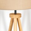 Soungou Stehleuchte 38 cm Naturfarben, Schwarz, 1-flammig