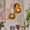Ripoll Wandleuchte Glas 15 cm Gold, 3-flammig