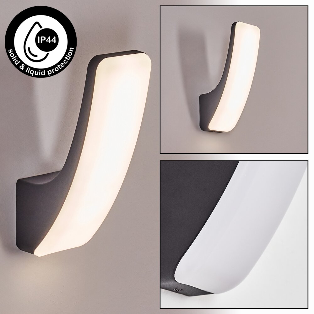 Gilan Außenwandleuchte LED Schwarz, 1-flammig main product photo
