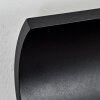 Grana Außenwandleuchte LED Schwarz, 2-flammig
