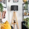 Soungou Stehleuchte 38 cm Naturfarben, Schwarz, 1-flammig