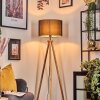 Soungou Stehleuchte 38 cm Naturfarben, Schwarz, 1-flammig