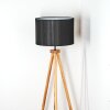 Soungou Stehleuchte 38 cm Naturfarben, Schwarz, 1-flammig