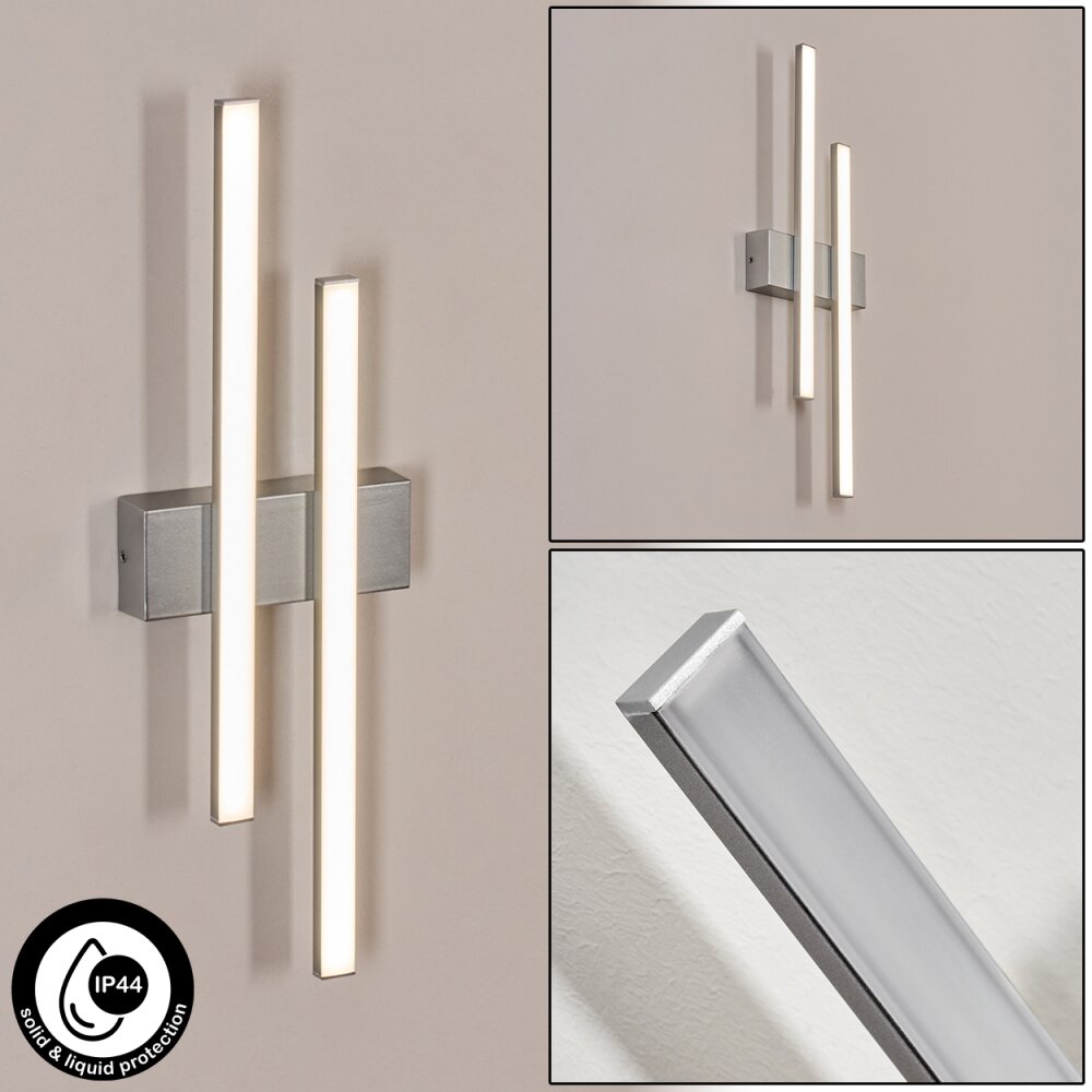 Glara Außenwandleuchte LED Silber, 2-flammig main product photo