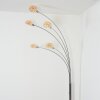 Nikkala Stehleuchte Chrom, Weiß, 5-flammig