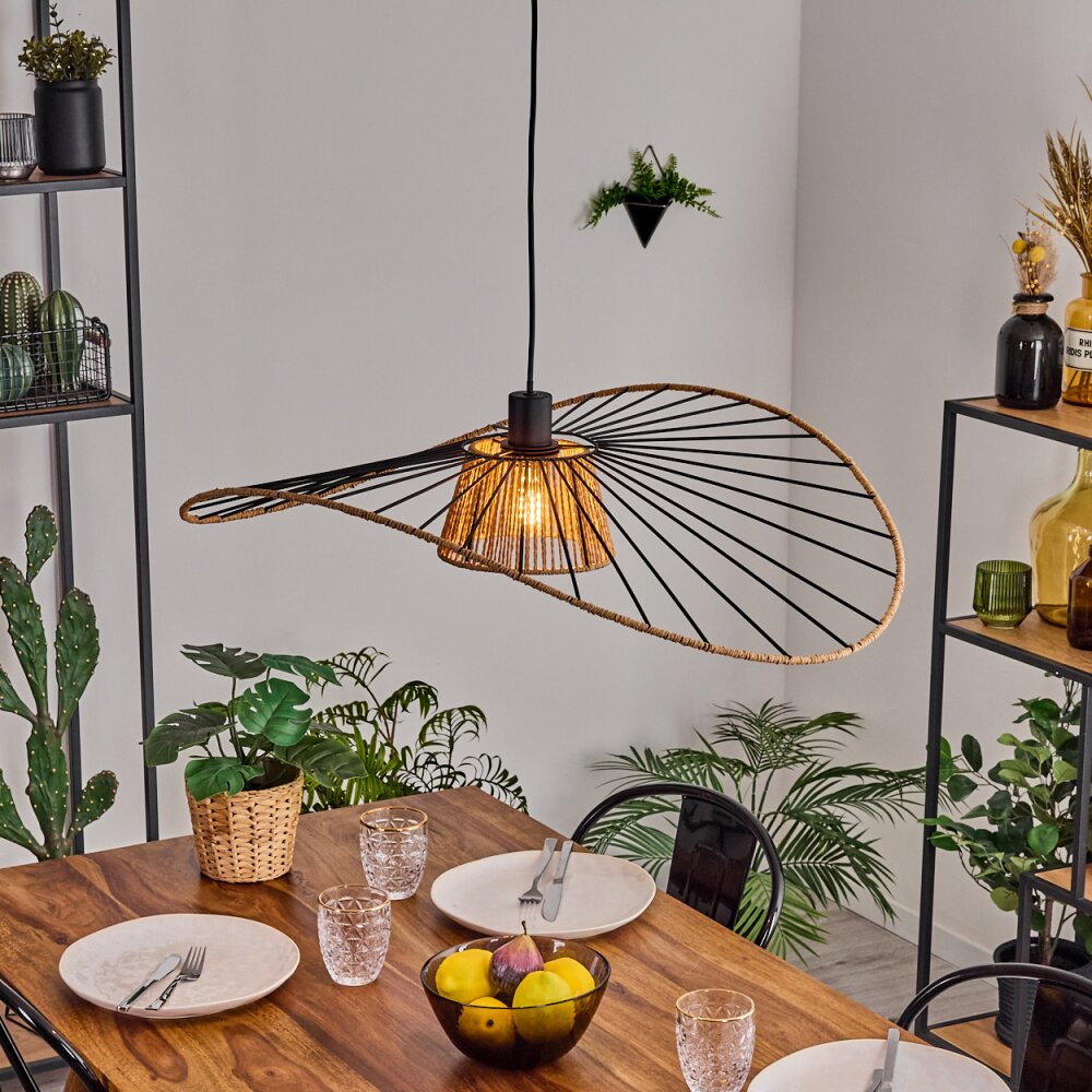 Elsa Hängeleuchte Schwarz, 1-flammig main product photo