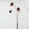 Alsen Stehleuchte Chrom, Schwarz, 3-flammig