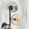 Koyoto Wandleuchte Glas 15 cm Bernsteinfarben, Klar, Rauchfarben, 3-flammig