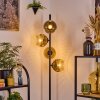 Ripoll Stehleuchte Glas 15 cm Gold, Klar, 4-flammig