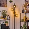 Ripoll Stehleuchte Glas 15 cm Gold, Klar, 4-flammig