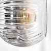 Ripoll Stehleuchte Glas 15 cm Klar, Rauchfarben, 4-flammig