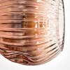 Ripoll Stehleuchte Glas 15 cm Klar, Kupferfarben, 4-flammig