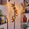 Koyoto Stehleuchte Glas 15 cm Klar, Kupferfarben, 6-flammig