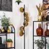 Koyoto Stehleuchte Glas 15 cm Gold, Klar, 6-flammig