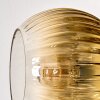 Koyoto Stehleuchte Glas 15 cm Gold, Klar, 6-flammig