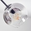 Ripoll Deckenleuchte Glas 15 cm Bernsteinfarben, Klar, Rauchfarben, 5-flammig