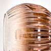 Ripoll Stehleuchte Glas 15 cm Gold, Klar, Kupferfarben, Rauchfarben, 4-flammig