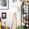 Soungou Stehleuchte 38 cm Chrom, Naturfarben, 1-flammig
