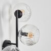 Ripoll Wandleuchte Glas 15 cm Klar, 3-flammig