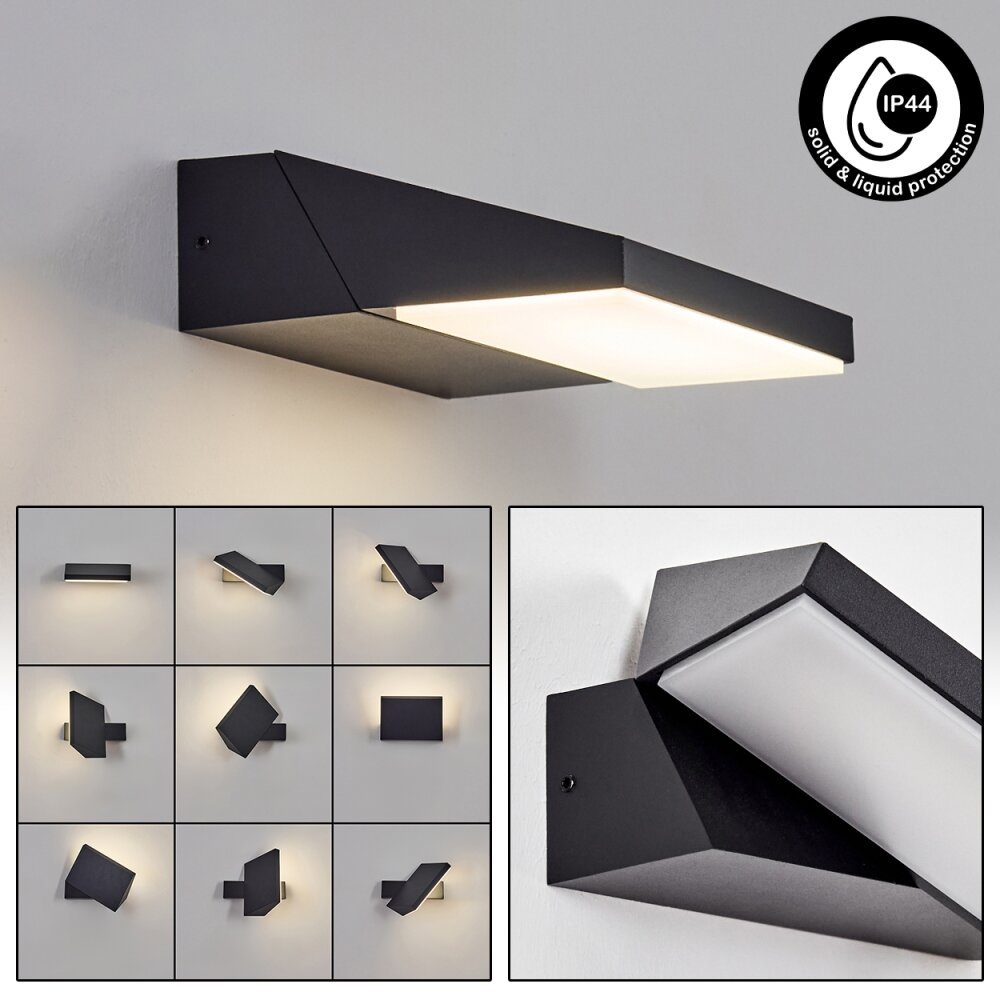 Xaden Außenwandleuchte LED Schwarz, 1-flammig main product photo