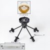 Koyoto Deckenleuchte Glas 15 cm Gold, Klar, 5-flammig