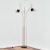 Bassagoda Stehleuchte Messing, Schwarz, 3-flammig