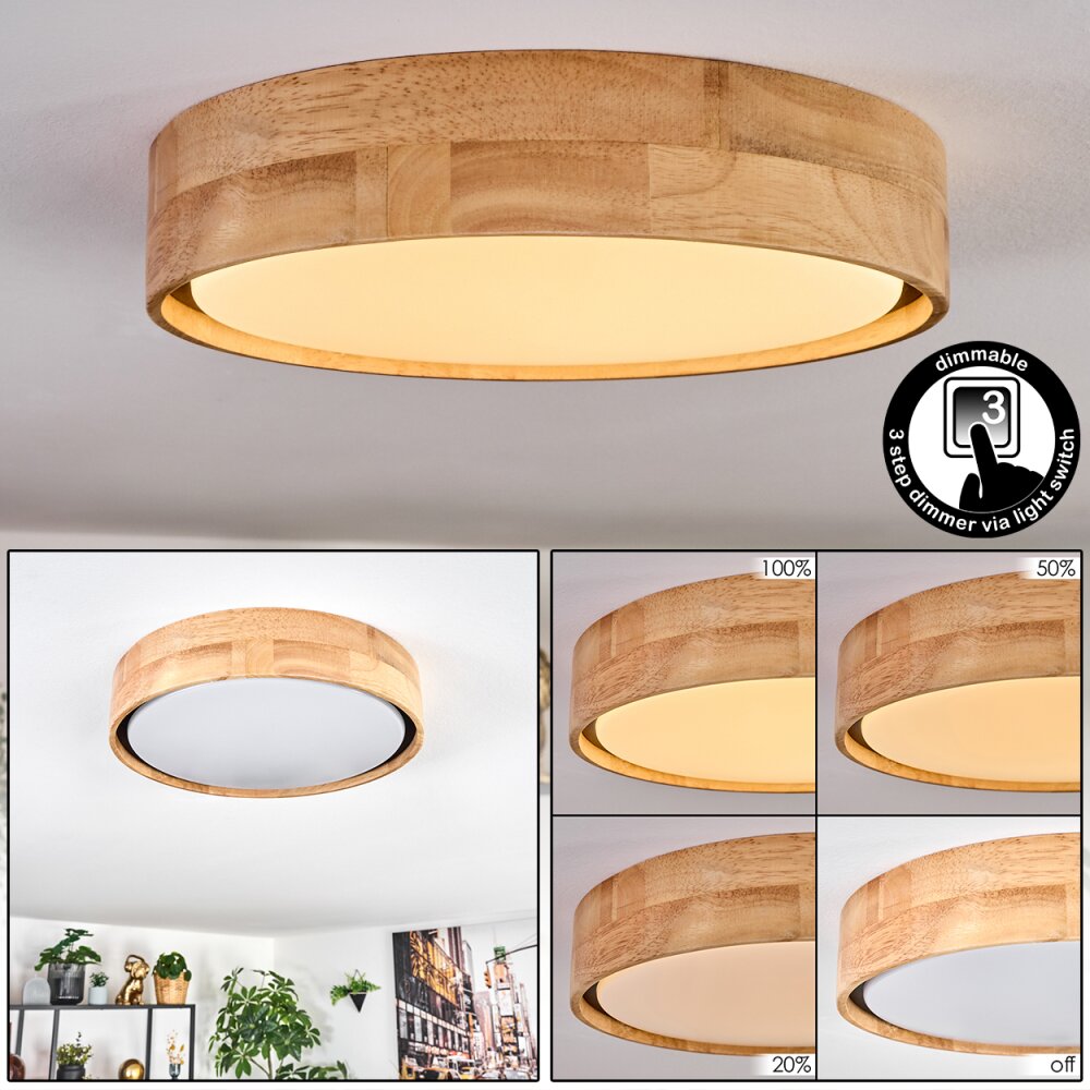 Melstad Deckenleuchte LED Naturfarben, Weiß, 1-flammig main product photo