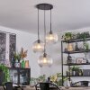Koyoto Hängeleuchte Glas 25 cm Klar, 3-flammig