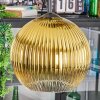 Koyoto Hängeleuchte Glas 25 cm Gold, Klar, 3-flammig