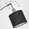 Bassagoda Stehleuchte Nickel-Matt, Schwarz, 3-flammig