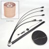 Soungou Stehleuchte 15 cm Schwarz, 5-flammig