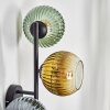 Koyoto Wandleuchte Glas 15 cm Blau, Gold, Grün, 3-flammig