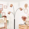 Soungou Stehleuchte 15 cm Schwarz, 3-flammig