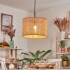 Barcos Hängeleuchte 40 cm Braun, Naturfarben, 1-flammig
