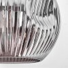 Ripoll Bogenlampe Glas 25 cm Schwarz, 1-flammig